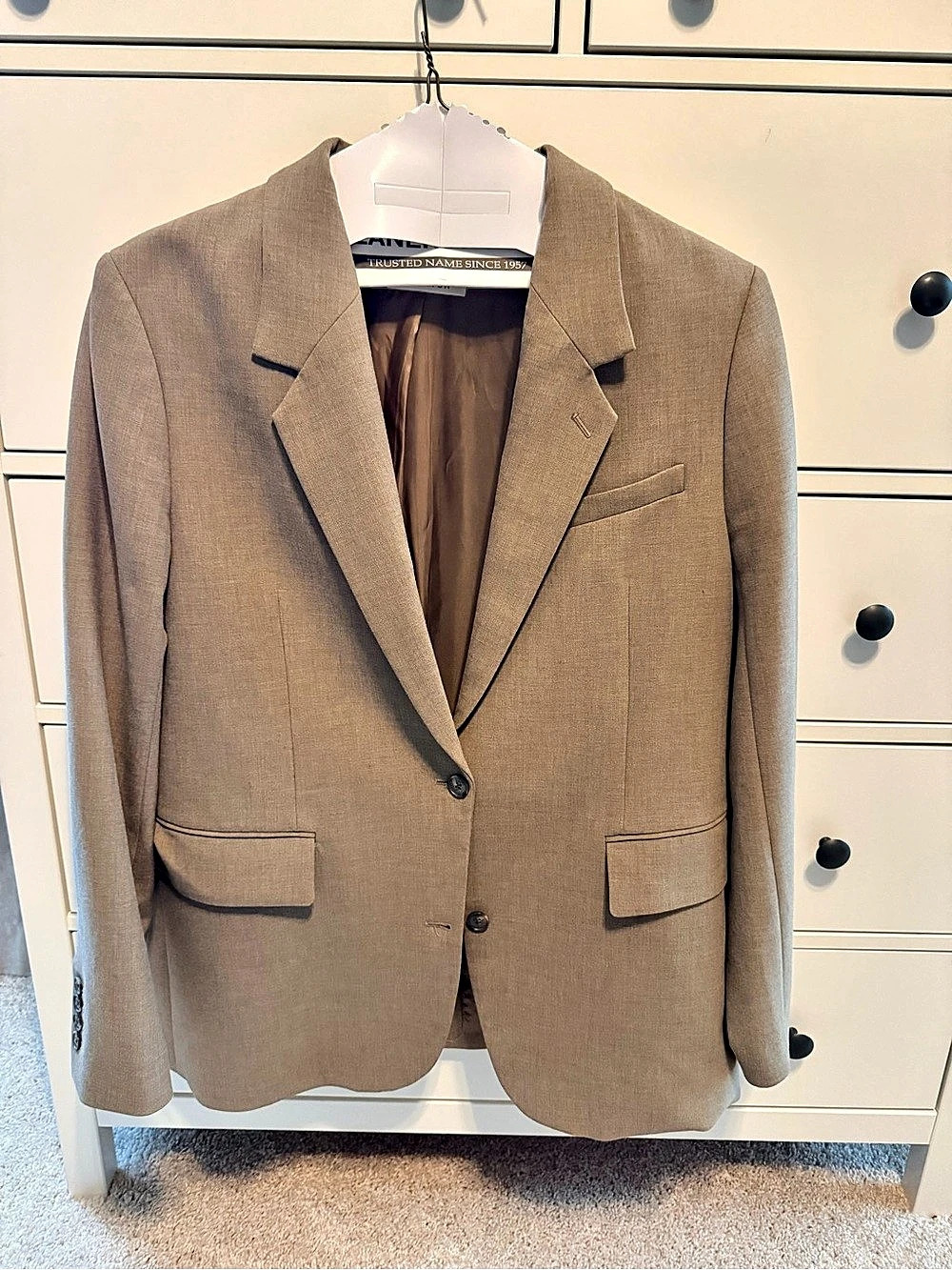Aritzia Babaton Agency Brown Tailored Blazer